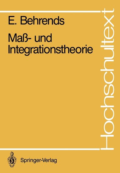 bokomslag Maß- und Integrationstheorie