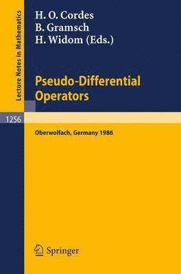 Pseudo-Differential Operators 1