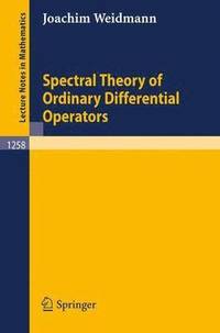 bokomslag Spectral Theory of Ordinary Differential Operators