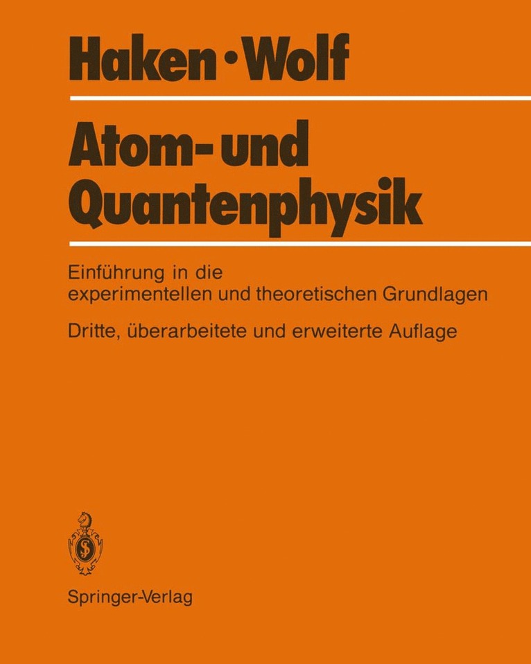 Atom- und Quantenphysik 1