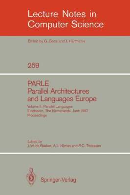 PARLE Parallel Architectures and Languages Europe 1