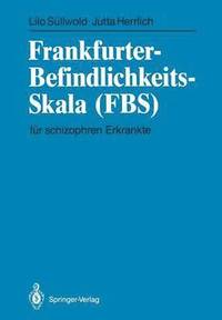 bokomslag Frankfurter-Befindlichkeits-Skala (FBS)