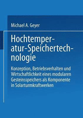 bokomslag Hochtemperatur-Speichertechnologie