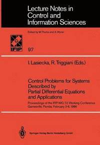 bokomslag Control Problems for Systems Described by Partial Differential Equations and Applications