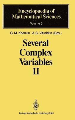 G. M. Khenkin, A.G. Vitushkin - Several Complex Variables, Inbunden