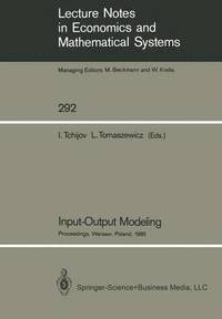 bokomslag Input-Output Modeling