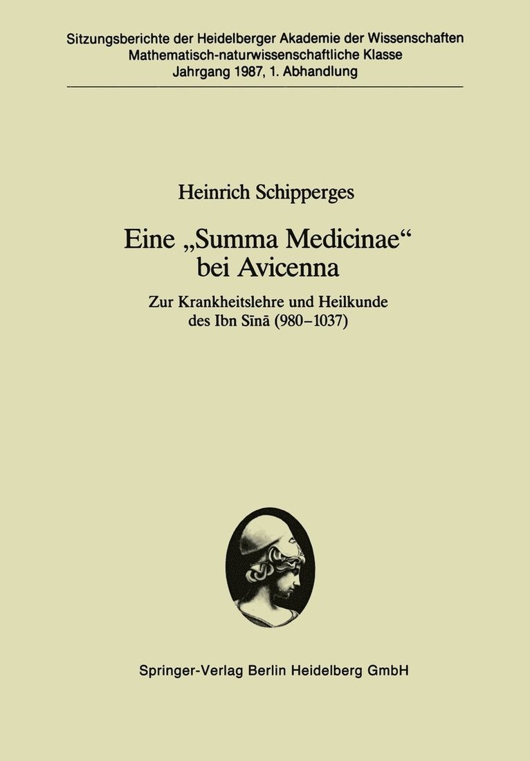 Eine „Summa Medicinae“ bei Avicenna