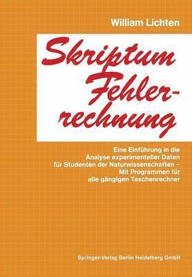 Skriptum Fehlerrechnung 1