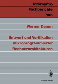 bokomslag Entwurf und Verifikation mikroprogrammierter Rechnerarchitekturen