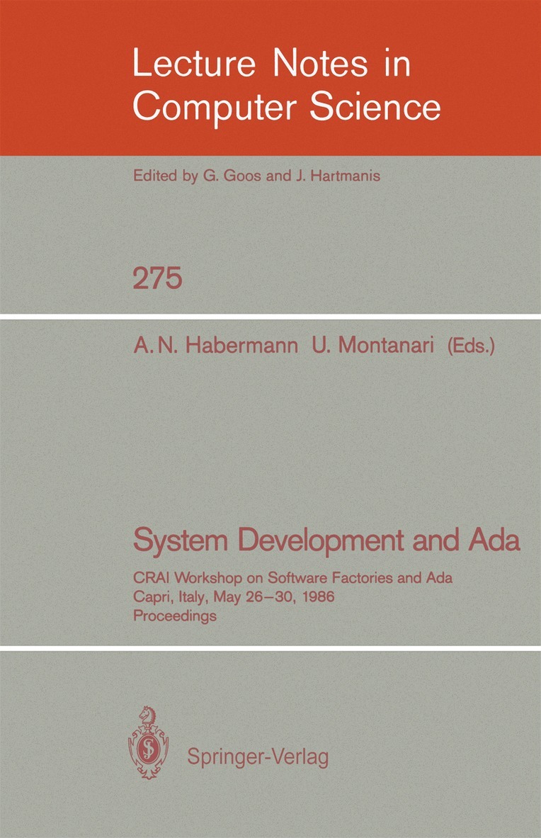 A. Nico Habermann, Ugo Montanari - System Development and Ada, Häftad