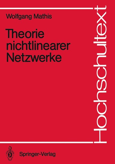 bokomslag Theorie nichtlinearer Netzwerke