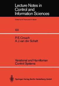 bokomslag Variational and Hamiltonian Control Systems