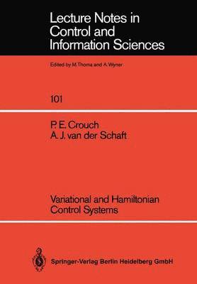 bokomslag Variational and Hamiltonian Control Systems