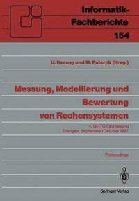 bokomslag Messung, Modellierung und Bewertung von Rechensystemen