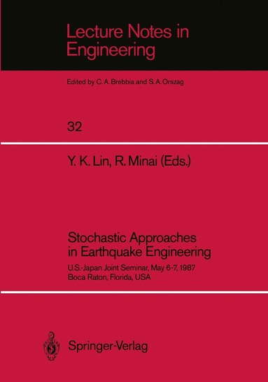 bokomslag Stochastic Approaches in Earthquake Engineering