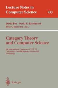 bokomslag Category Theory and Computer Science