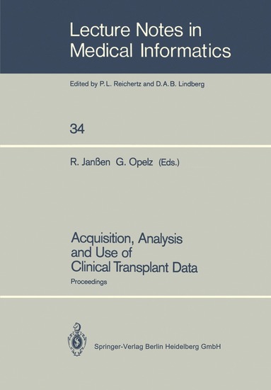 bokomslag Acquisition, Analysis and Use of Clinical Transplant Data