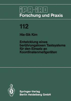 bokomslag Entwicklung eines berührungslosen Tastsystems für den Einsatz an Koordinatenmeßgeräten