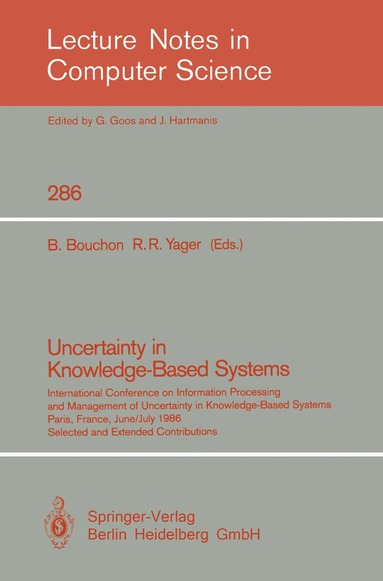 bokomslag Uncertainty in Knowledge-Based Systems