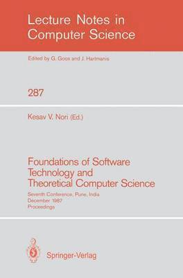 Foundations of Software Technology and Theoretical Computer Science 1