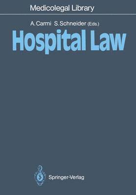 bokomslag Hospital Law