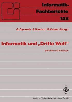 bokomslag Informatik und ?Dritte Welt"