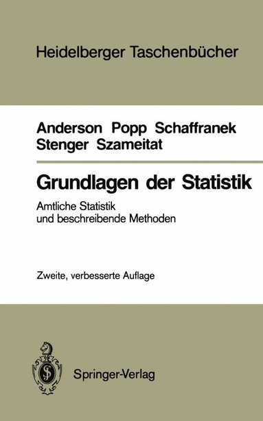 bokomslag Grundlagen der Statistik