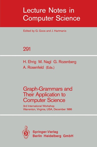 Hartmut Ehrig, Manfred Nagl, Grzegorz Rozenberg, Azriel Rosenfeld - Graph-Grammars and Their Application to Computer Science, Häftad