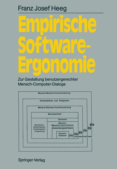 Franz J. Heeg - Empirische Software-Ergonomie, Häftad