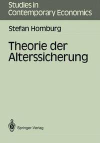 bokomslag Theorie der Alterssicherung