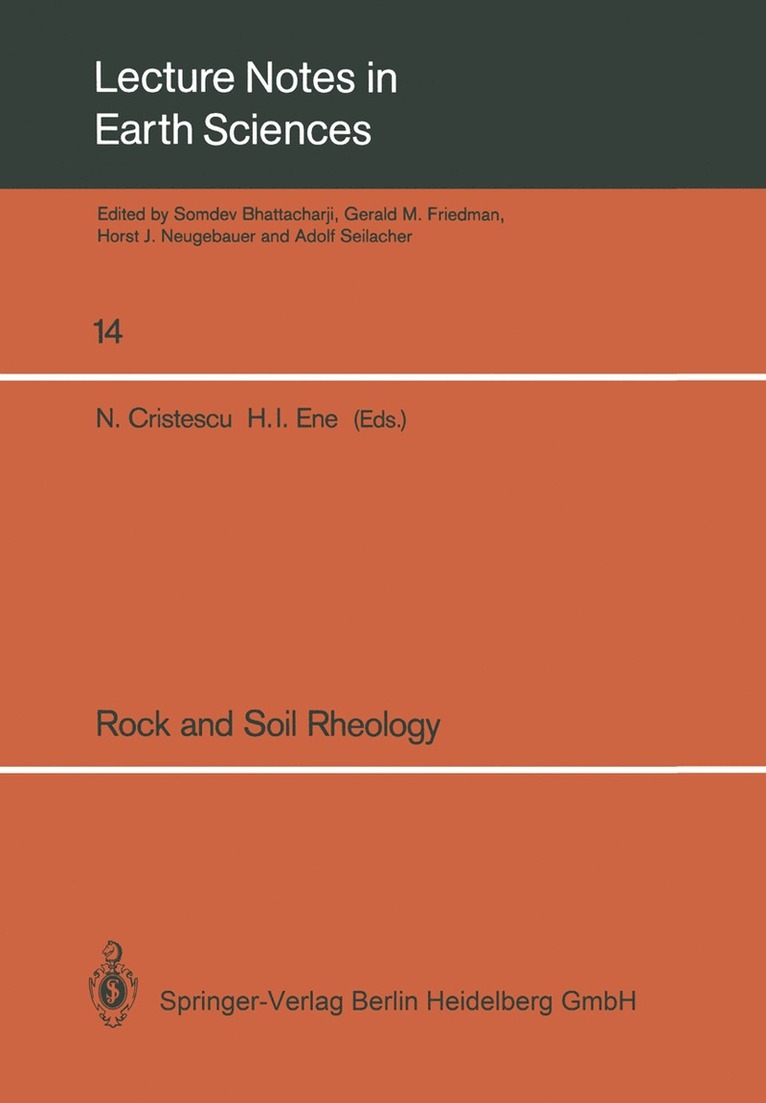 Nicolae Cristescu, Horia I. Ene - Rock and Soil Rheology, Häftad