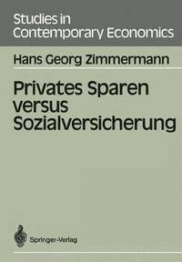 bokomslag Privates Sparen versus Sozialversicherung