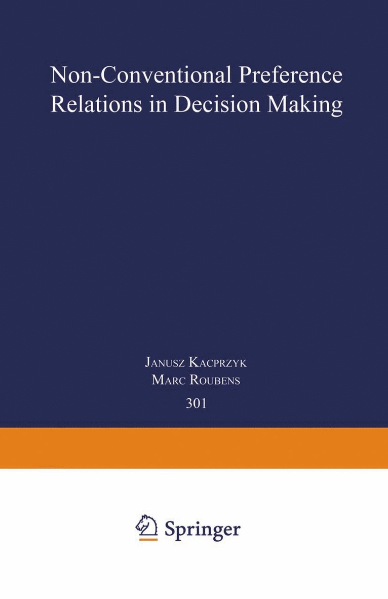 Non-Conventional Preference Relations in Decision Making 1