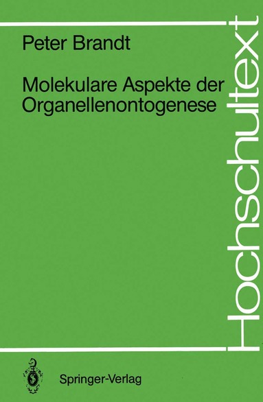 bokomslag Molekulare Aspekte der Organellenontogenese