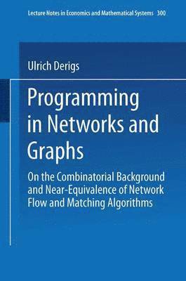 bokomslag Programming in Networks and Graphs