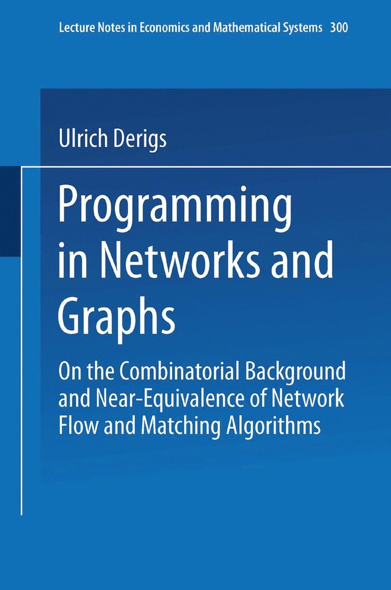 Programming in Networks and Graphs 1