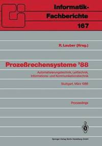 bokomslag Prozeßrechensysteme '88
