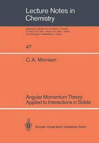 bokomslag Angular Momentum Theory Applied to Interactions in Solids