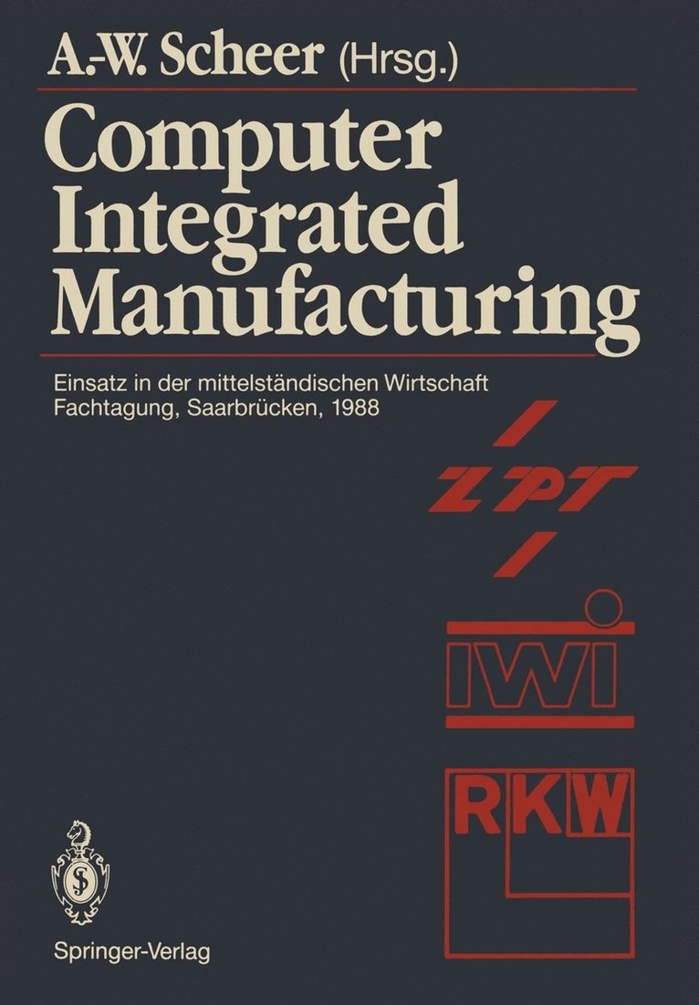 August-Wilhelm Scheer - Computer Integrated Manufacturing, Häftad