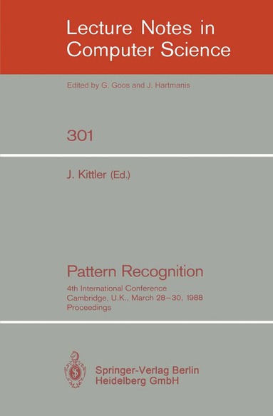 Josef Kittler - Pattern Recognition, Häftad
