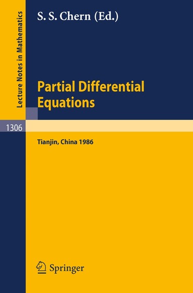 Shiing-shen Chern - Partial Differential Equations, Häftad