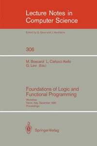 bokomslag Foundations of Logic and Functional Programming