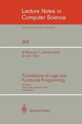 Foundations of Logic and Functional Programming 1