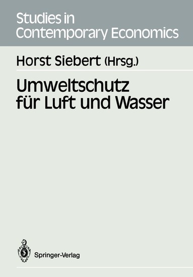 Horst Siebert - Umweltschutz für Luft und Wasser, Häftad