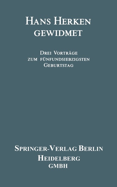 Helmut Coper, H. Kewitz, W. Kalow - Hans Herken Gewidmet, Häftad