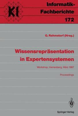 Gerhard Rahmstorf - Wissensrepräsentation in Expertensystemen, Häftad