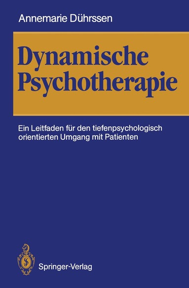 Annemarie Dührssen - Dynamische Psychotherapie, Häftad