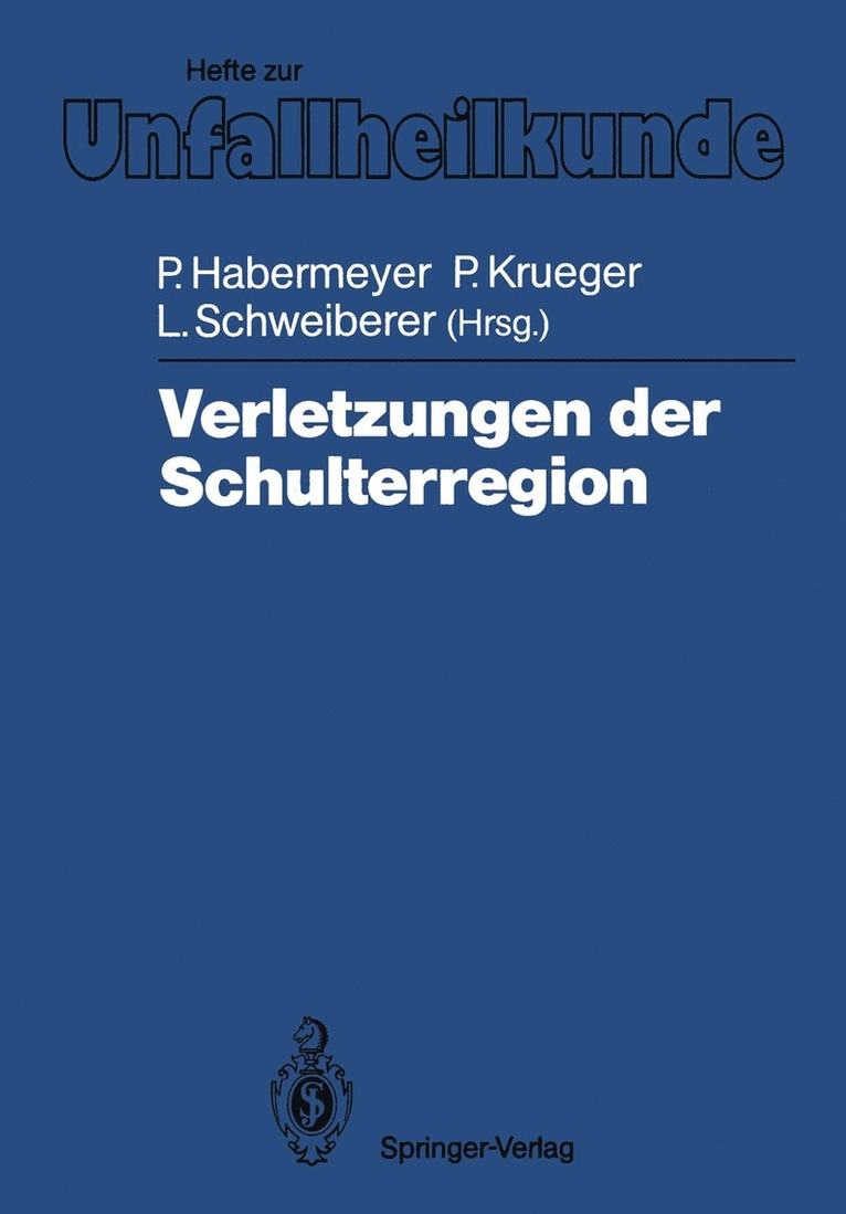 Verletzungen der Schulterregion 1