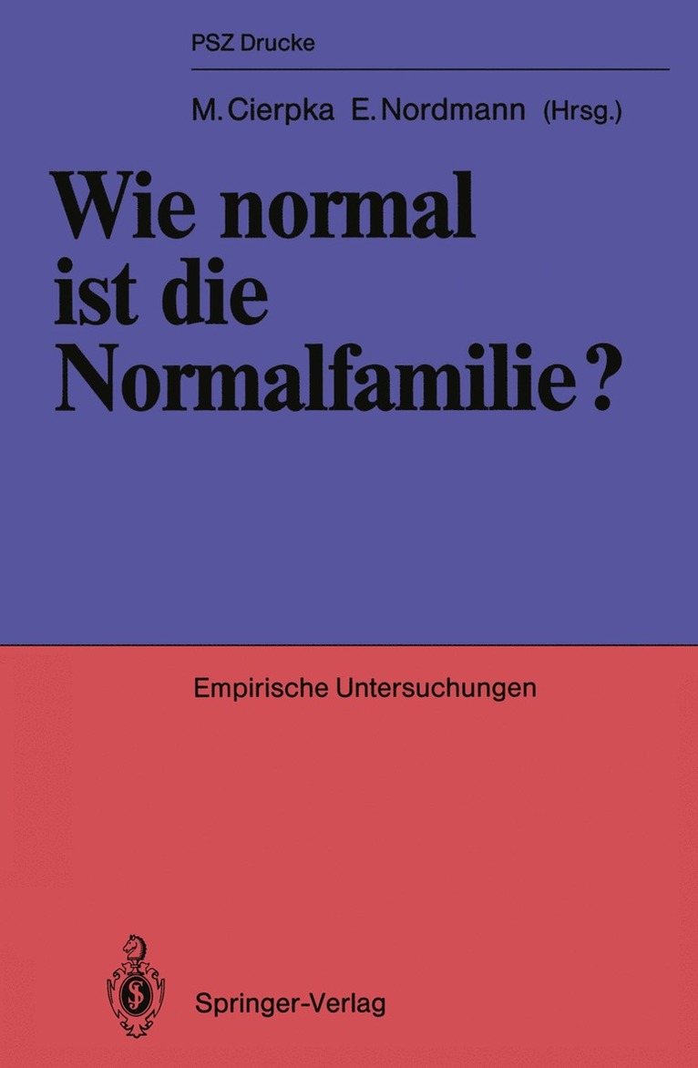Manfred Cierpka, Erik Nordmann - Wie normal ist die Normalfamilie?, Häftad