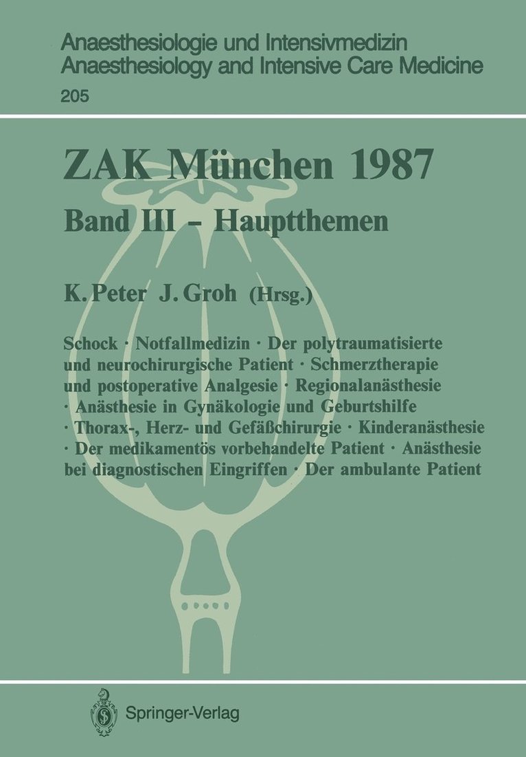 K. Peter, J. Groh - ZAK München 1987, Häftad
